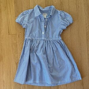 NWOT! Crewcuts Blue and White Striped Dress